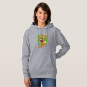 Süßer Fuchs Hasenohren Frohe Ostern Fuchs mit Oste Hoodie (Vorne ganz)
