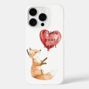 Süßer Fuchs Herzballon iPhone 16 Pro Hülle