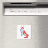 Süßer Fuchs Magnet (In Situ (Geschirrspüler))