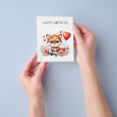 Süßer Fuchs-Pilot Geburtstag Flyer (Gruppe)