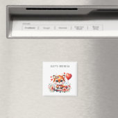 Süßer Fuchs-Pilot Geburtstag Magnet (In Situ (Geschirrspüler))