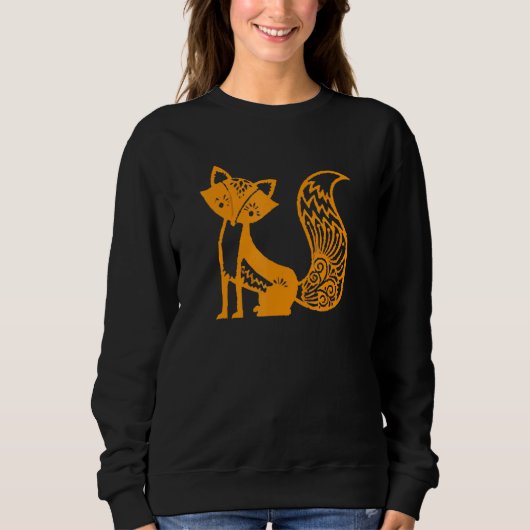 Süßer Fuchs Sweatshirt (Vorderseite)
