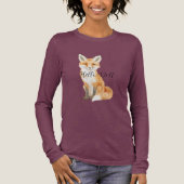 Süßer Fuchs Tri-Blend Shirt (Vorderseite)