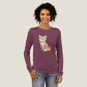 Süßer Fuchs Tri-Blend Shirt (Volle Vorderseite)