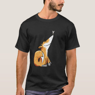 Süßer Fuchs und lustige Maus Waldtier Design T-Shirt