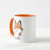 Süßer Fuchs Waldtier Kinder Tasse (Vorderseite Links)