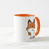 Süßer Fuchs Waldtier Kinder Tasse (VorderseiteRechts)