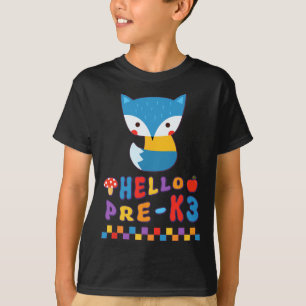 Süßer Fuchs Zurück zur Schule Waldtier Vorschule K T-Shirt
