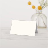 Süßer Fuchswelpe mit rotem Schal Platzkarte (Rückseite)