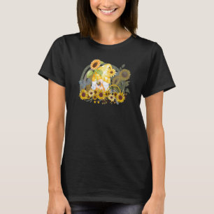 Süßer Garten-Gnom Sonnenblume Regenbogen Frauen So T-Shirt