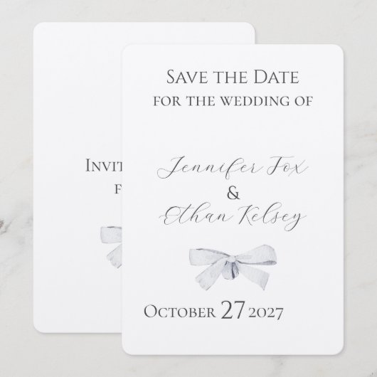 Süßer Garten Save The Date (Vorne/Hinten)