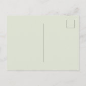 Süßer Gartenigel denkt an dich Postkarte (Rückseite)