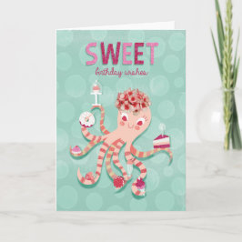 Süßer Geburtstag Karte
