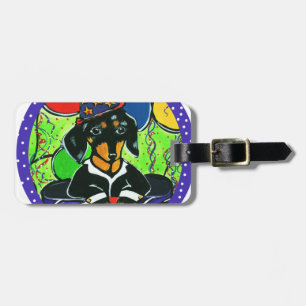 Süßer Geburtstags-Dachshund Gepäckanhänger
