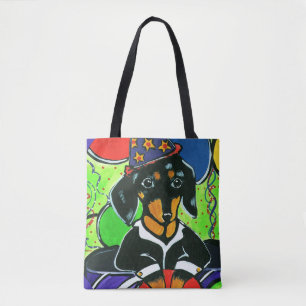 Süßer Geburtstags-Dachshund  Tasche