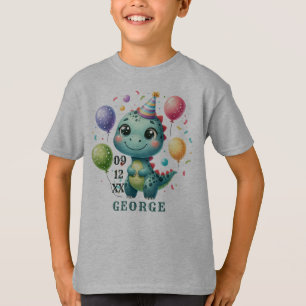 Süßer Geburtstagsdinosaurier T-Shirt