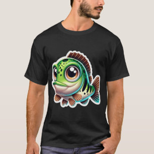 Süßer Gefleckter Barsch Fisch T-Shirt