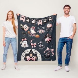 Süßer Geist an Halloween Fleecedecke