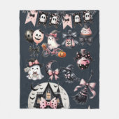 Süßer Geist an Halloween Fleecedecke (Vorderseite)