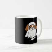 Süßer Geist-Beagle Halloween Kaffeetasse (VorderseiteRechts)