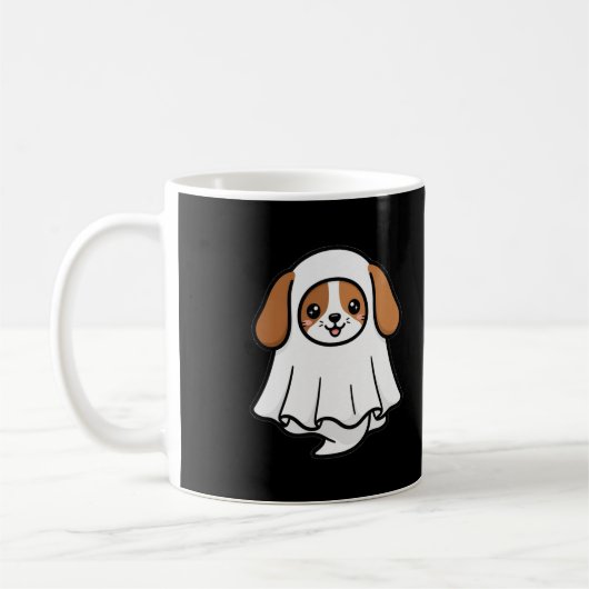 Süßer Geist-Beagle Halloween Kaffeetasse (Links)