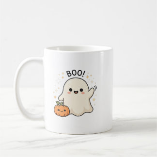 Süßer Geist BOO! Halloween Kaffeetasse