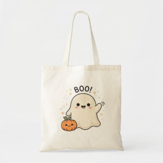 Süßer Geist BOO! Halloween Tragetasche