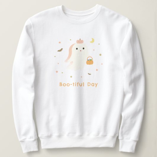 Süßer Geist Boo-tiful Tag Sweatshirt (Design vorne)