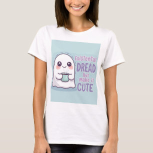Süßer Geist "Existenzielle Angst, aber süß" T-Shirt