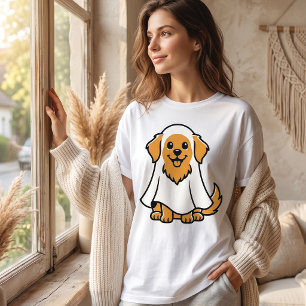 Süßer Geist Golden Retriever Halloween T-Shirt