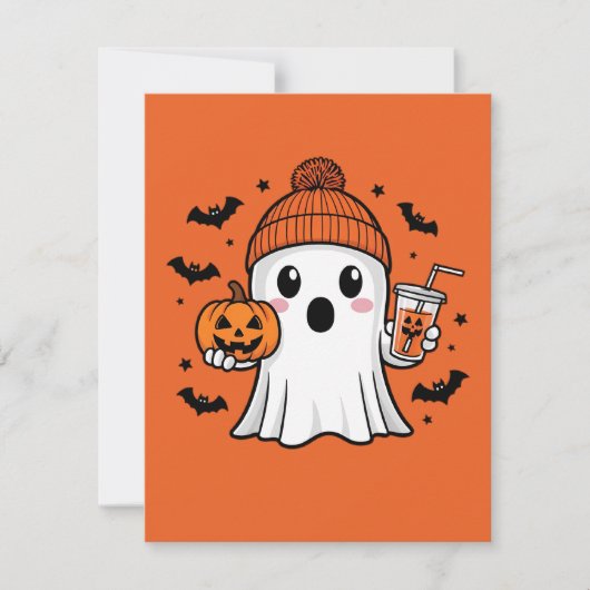 Süßer Geist Halloween Feiertagskarte (Vorderseite)