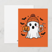 Süßer Geist Halloween Feiertagskarte (Vorne/Hinten)