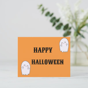 Süßer Geist Halloween Feiertagspostkarte