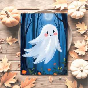 Süßer Geist Halloween Gruselig Feiertagspostkarte