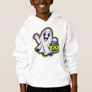 Süßer Geist Halloween-Süßigkeiten oder Saures Hoodie