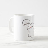 Süßer Geist, ich glaube, Cartoon Kaffeetasse (Vorderseite Links)