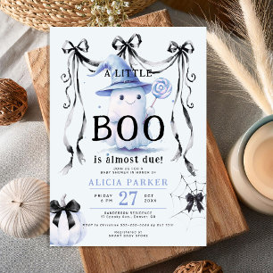 Süßer Geist kleiner Boo Halloween Junge Baby-Party Einladung