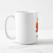 Süßer Geist & Kürbis Frohes Halloween  Kaffeetasse (Links)