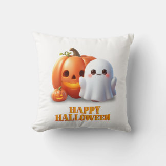 Süßer Geist & Kürbis Frohes Halloween  Kissen