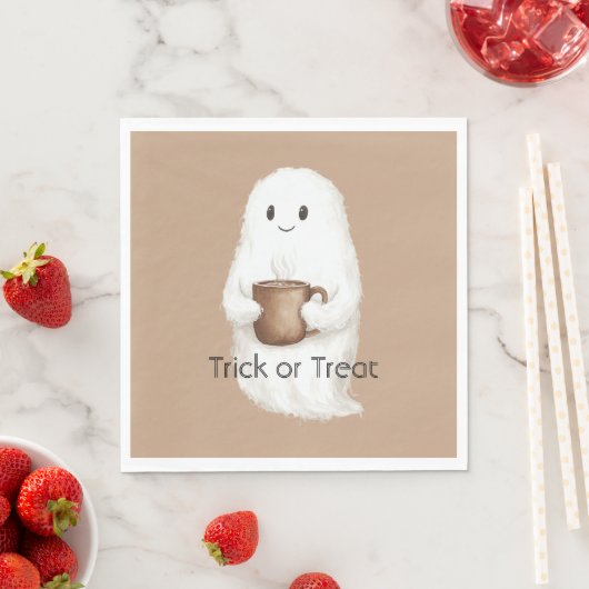 Süßer Geist Kürbis Halloween Serviette (Beispiel)