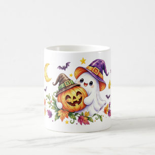 Süßer Geist Kürbis Hexenhut Halloween Tasse