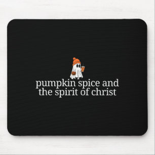 Süßer Geist-Kürbisgewürz-Kaffee und der Geist von Mousepad