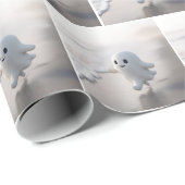 Süßer Geist läuft auf einem Strand Geschenkpapier (Rolleneckpunkt)