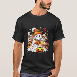 Süßer Geist Lesebuch Liebhaber Halloween Geister C T-Shirt