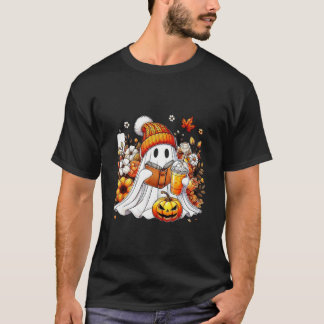 Süßer Geist Lesebuch Liebhaber Halloween Geister C T-Shirt