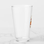Süßer Geist mit Kürbis � Lustiges Halloween Glas (Rechts)