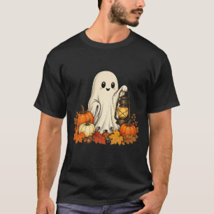 Süßer Geist mit Kürbissen Halloween-Design T-Shirt