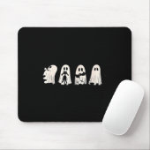 Süßer Geist mit schwarzer Katze Mousepad (Mit Mouse)