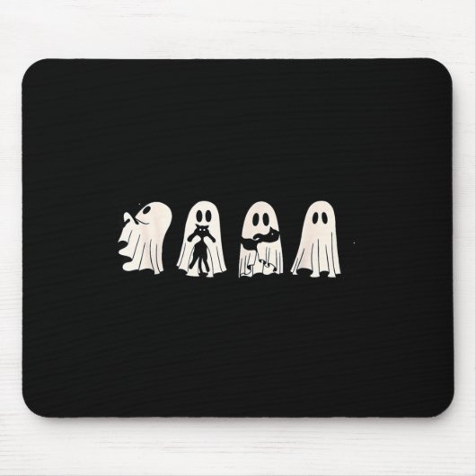 Süßer Geist mit schwarzer Katze Mousepad (Vorne)