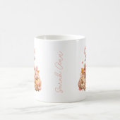 Süßer Geist personalisierter Kürbis-Saison-Becher Kaffeetasse (Mittel)